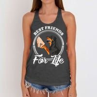 Funny Rottweiler Rottweiler Lover Women's Knotted Racerback Tank