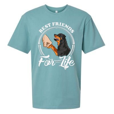 Funny Rottweiler Rottweiler Lover Sueded Cloud Jersey T-Shirt