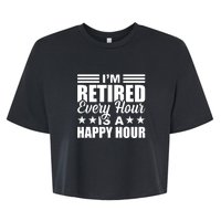 Funny Retired Retirement Bella+Canvas Jersey Crop Tee