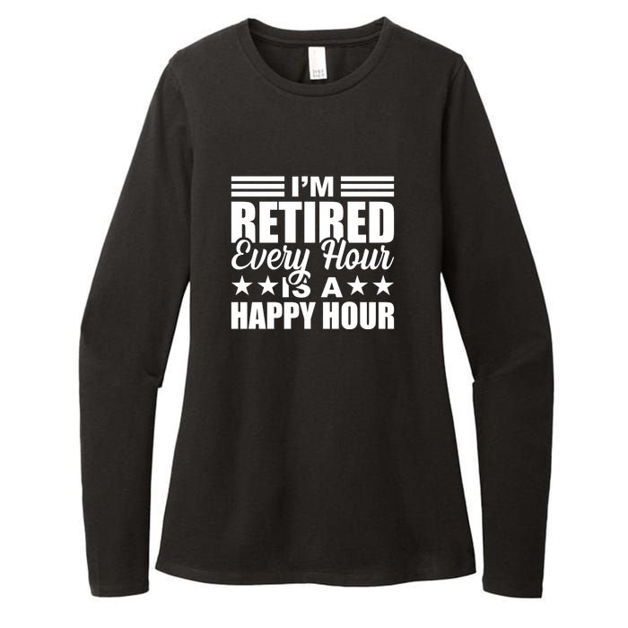 Funny Retired Retirement Womens CVC Long Sleeve Shirt