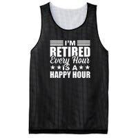 Funny Retired Retirement Mesh Reversible Basketball Jersey Tank