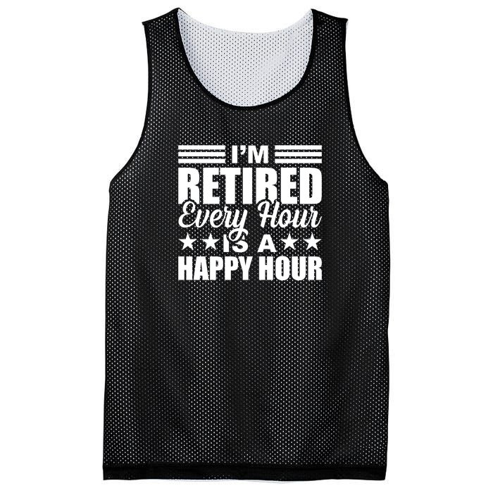 Funny Retired Retirement Mesh Reversible Basketball Jersey Tank