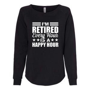 Funny Retired Retirement Womens California Wash Sweatshirt