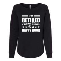 Funny Retired Retirement Womens California Wash Sweatshirt