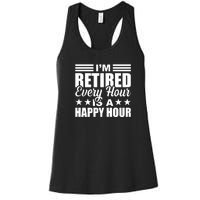 Funny Retired Retirement Women's Racerback Tank