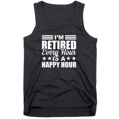 Funny Retired Retirement Tank Top