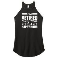 Funny Retired Retirement Women's Perfect Tri Rocker Tank