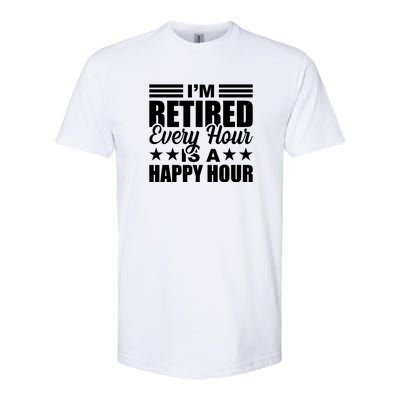 Funny Retired Retirement Softstyle CVC T-Shirt