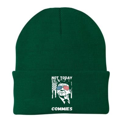 Funny Ronald Reagan Not Today Commie Political Humor Knit Cap Winter Beanie