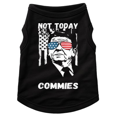 Funny Ronald Reagan Not Today Commie Political Humor Doggie Tank