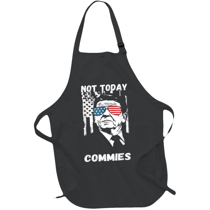 Funny Ronald Reagan Not Today Commie Political Humor Apron