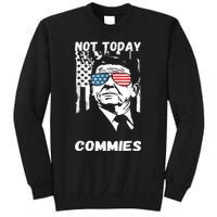 Funny Ronald Reagan Not Today Commie Political Humor Sweatshirt