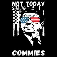 Funny Ronald Reagan Not Today Commie Political Humor Impact Tech Backpack