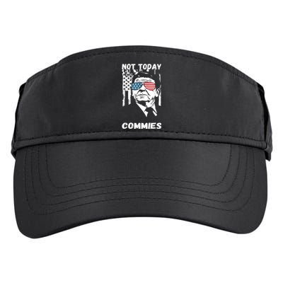 Funny Ronald Reagan Not Today Commie Political Humor Adult Drive Performance Visor