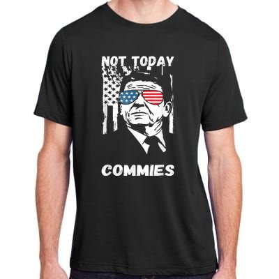 Funny Ronald Reagan Not Today Commie Political Humor Adult ChromaSoft Performance T-Shirt