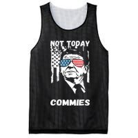 Funny Ronald Reagan Not Today Commie Political Humor Mesh Reversible Basketball Jersey Tank