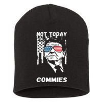 Funny Ronald Reagan Not Today Commie Political Humor Short Acrylic Beanie