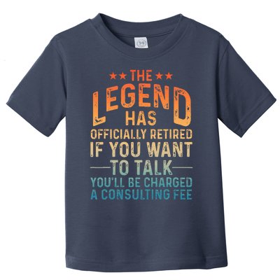 Funny Retired Retirement Toddler T-Shirt