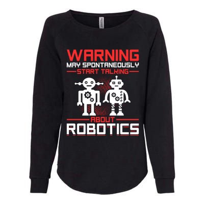 Funny Robot Robotics Robots Gift Womens California Wash Sweatshirt