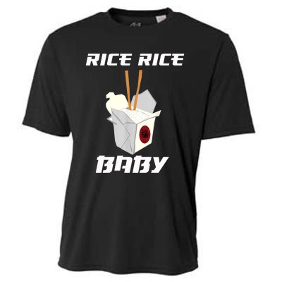 Funny Rice Rice Baby Gift Funny Cool Chinese Asian Food Gift Cooling Performance Crew T-Shirt