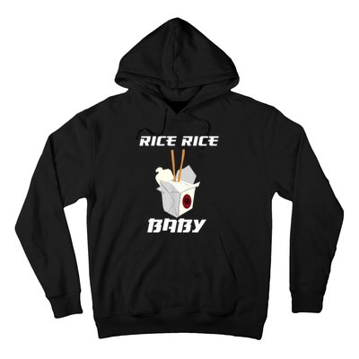 Funny Rice Rice Baby Gift Funny Cool Chinese Asian Food Gift Hoodie