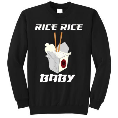 Funny Rice Rice Baby Gift Funny Cool Chinese Asian Food Gift Sweatshirt