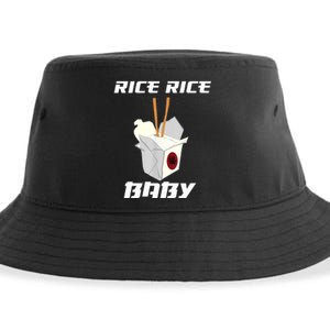 Funny Rice Rice Baby Gift Funny Cool Chinese Asian Food Gift Sustainable Bucket Hat