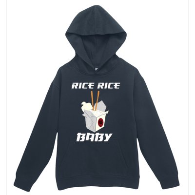 Funny Rice Rice Baby Gift Funny Cool Chinese Asian Food Gift Urban Pullover Hoodie