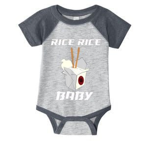 Funny Rice Rice Baby Gift Funny Cool Chinese Asian Food Gift Infant Baby Jersey Bodysuit