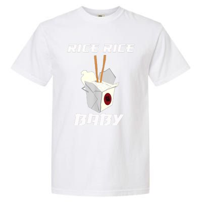 Funny Rice Rice Baby Gift Funny Cool Chinese Asian Food Gift Garment-Dyed Heavyweight T-Shirt