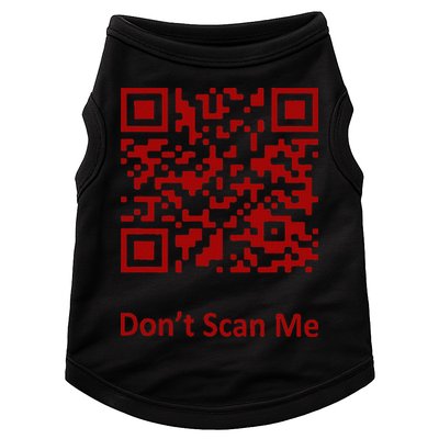 Funny Rick Roll Meme QR Code Scan for Laughs and Fun Doggie Tank