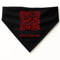 Funny Rick Roll Meme QR Code Scan for Laughs and Fun USA-Made Doggie Bandana
