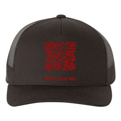 Funny Rick Roll Meme QR Code Scan for Laughs and Fun Yupoong Adult 5-Panel Trucker Hat