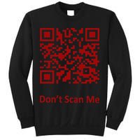 Funny Rick Roll Meme QR Code Scan for Laughs and Fun Sweatshirt