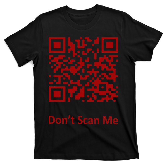 Funny Rick Roll Meme QR Code Scan for Laughs and Fun T-Shirt