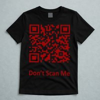 Funny Rick Roll Meme QR Code Scan for Laughs and Fun T-Shirt