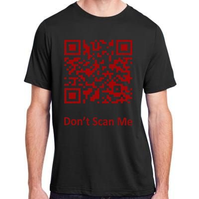 Funny Rick Roll Meme QR Code Scan for Laughs and Fun Adult ChromaSoft Performance T-Shirt