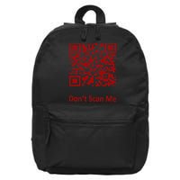 Funny Rick Roll Meme QR Code Scan for Laughs and Fun 16 in Basic Backpack
