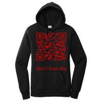Funny Rick Roll Meme QR Code Scan for Laughs and Fun Women's Pullover Hoodie