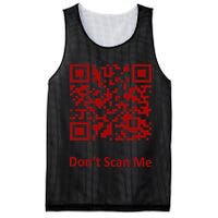 Funny Rick Roll Meme QR Code Scan for Laughs and Fun Mesh Reversible Basketball Jersey Tank