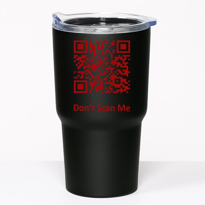 Funny Rick Roll Meme QR Code Scan for Laughs and Fun Tumbler
