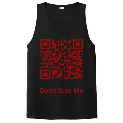 Funny Rick Roll Meme QR Code Scan for Laughs and Fun PosiCharge Competitor Tank