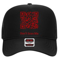 Funny Rick Roll Meme QR Code Scan for Laughs and Fun Trucker Hat
