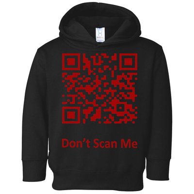 Funny Rick Roll Meme QR Code Scan for Laughs and Fun Toddler Hoodie