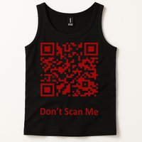 Funny Rick Roll Meme QR Code Scan for Laughs and Fun Tank Top
