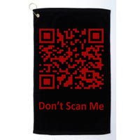 Funny Rick Roll Meme QR Code Scan for Laughs and Fun Golf Towel