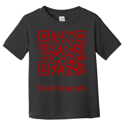 Funny Rick Roll Meme QR Code Scan for Laughs and Fun Toddler T-Shirt