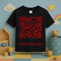 Funny Rick Roll Meme QR Code Scan for Laughs and Fun Toddler T-Shirt
