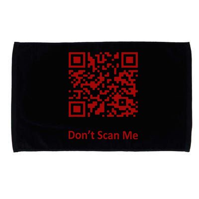 Funny Rick Roll Meme QR Code Scan for Laughs and Fun Microfiber Hand Towel