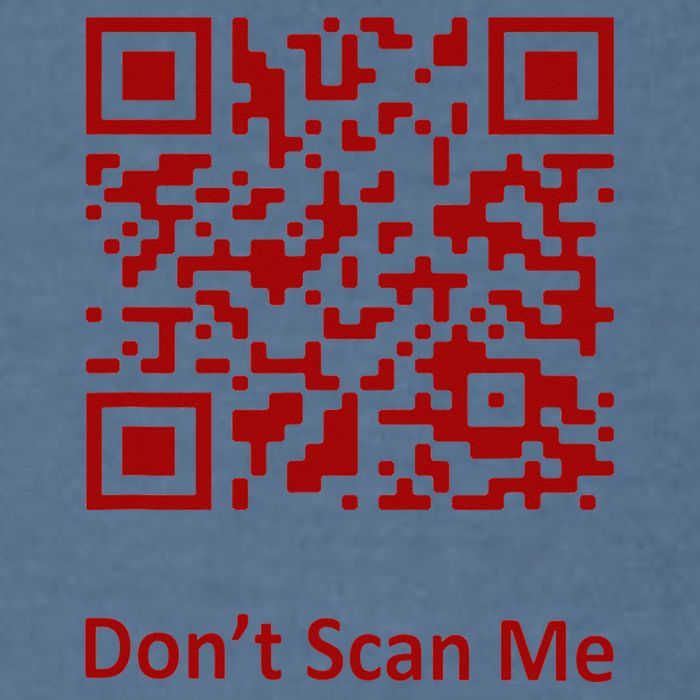 Funny Rick Roll Meme QR Code Scan for Laughs and Fun Garment-Dyed Sweatshirt